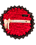 100 Red Roses Bouquet Luxberries & Floral
