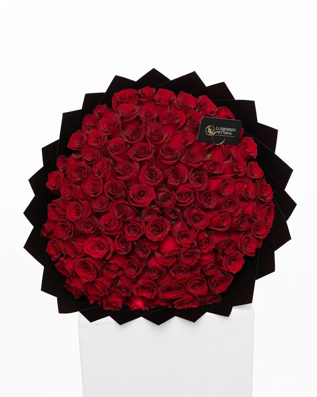100 Red Roses Bouquet - Luxberries & Floral