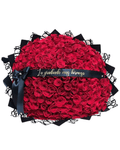 150 Red Rose Grand Graduation Bouquet - Luxberries & Floral