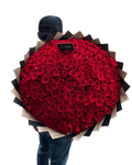 200 Red Roses PREMIUM Bouquet - Luxberries & Floral