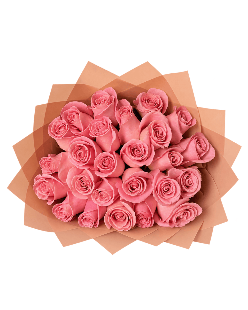 25 Premium Pink Rose Bouquet - Luxberries & Floral