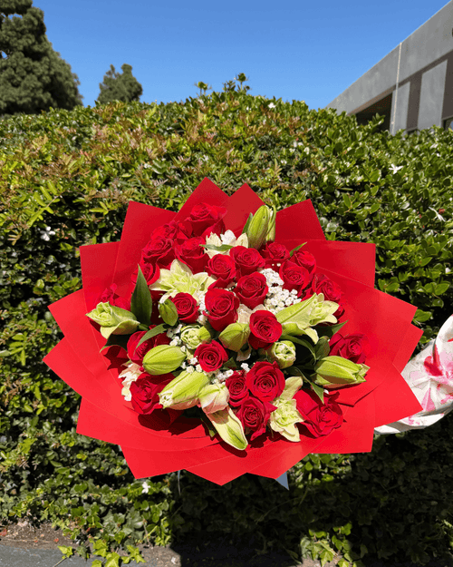 25 Red Rose Mother’s Day Bouquet Luxberries & Floral