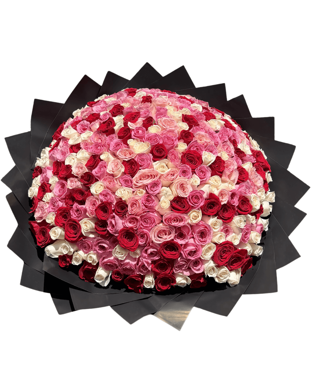 300 Red Roses MEGA Bouquet - Luxberries & Floral