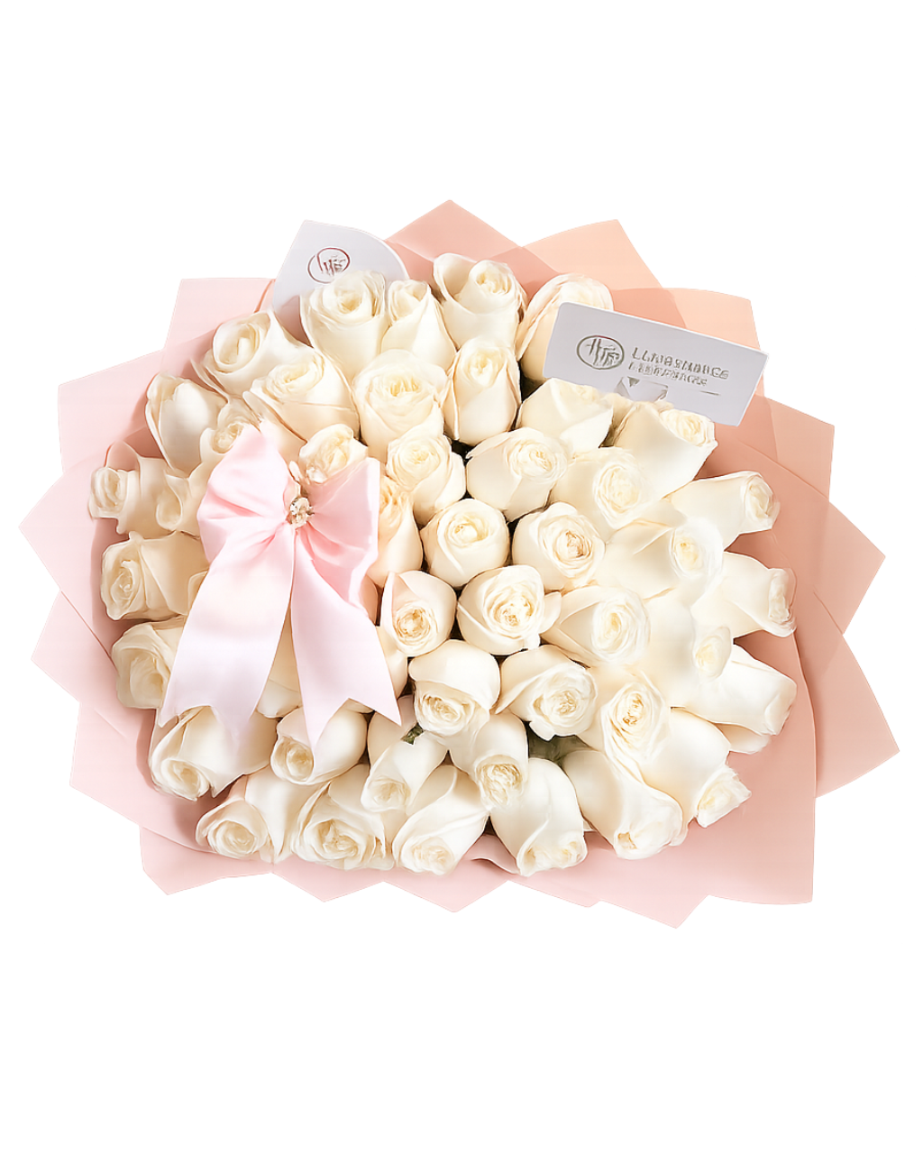 50 Vendela Roses Bouquet - Arrangement for Valentine’s Day Luxberries & Floral