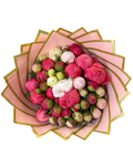 36 Peony Bouquet - Luxberries & Floral