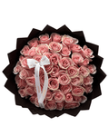 50 Premium Red or Pink Roses – Classic Signature Arrangement - Luxberries & Floral
