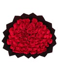 50 Red Ecuadorian Roses Bouquet - Luxberries & Floral