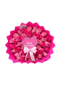 Be My Valentine Pink Roses Bouquet – Valentine’s Day Arrangement