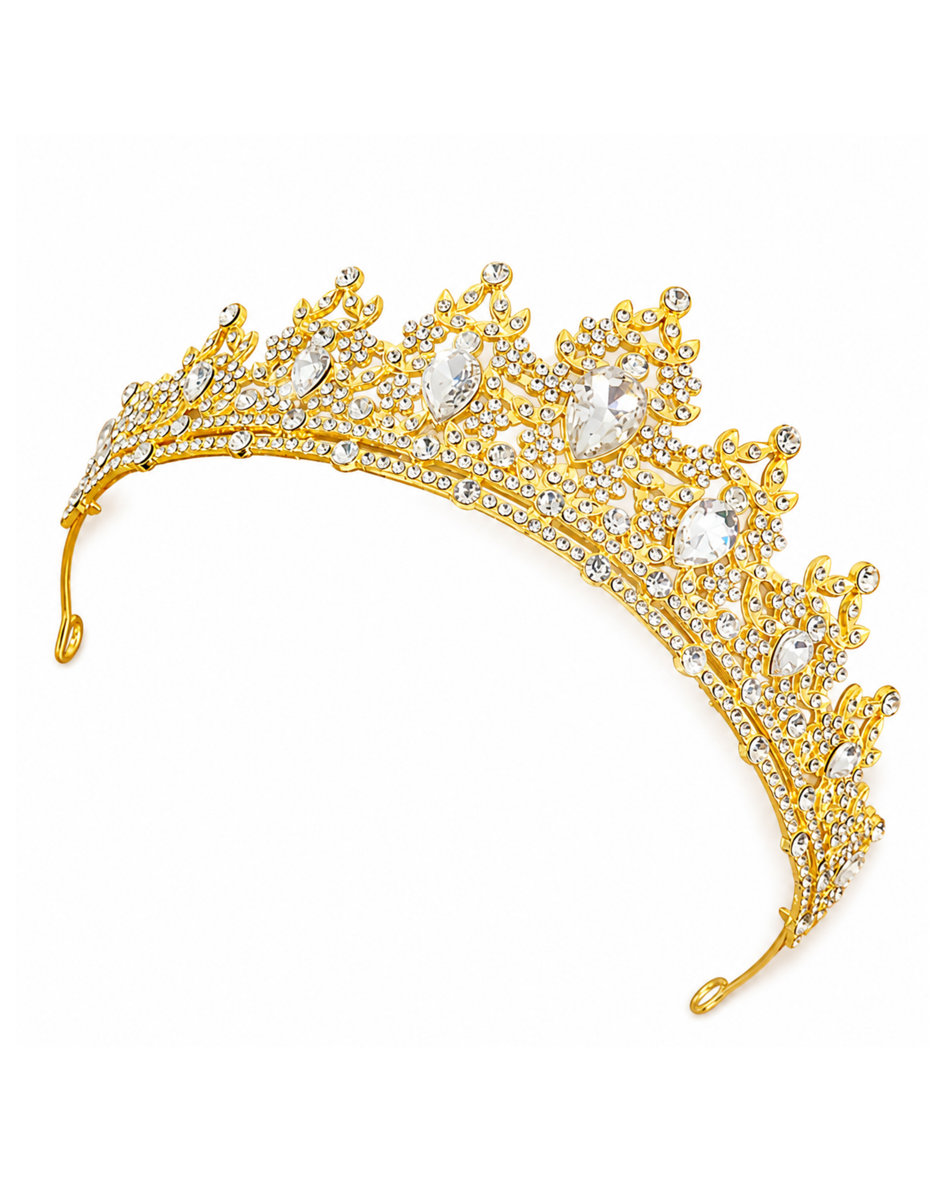 Crystal Tiara Bouquet Floral Accessory