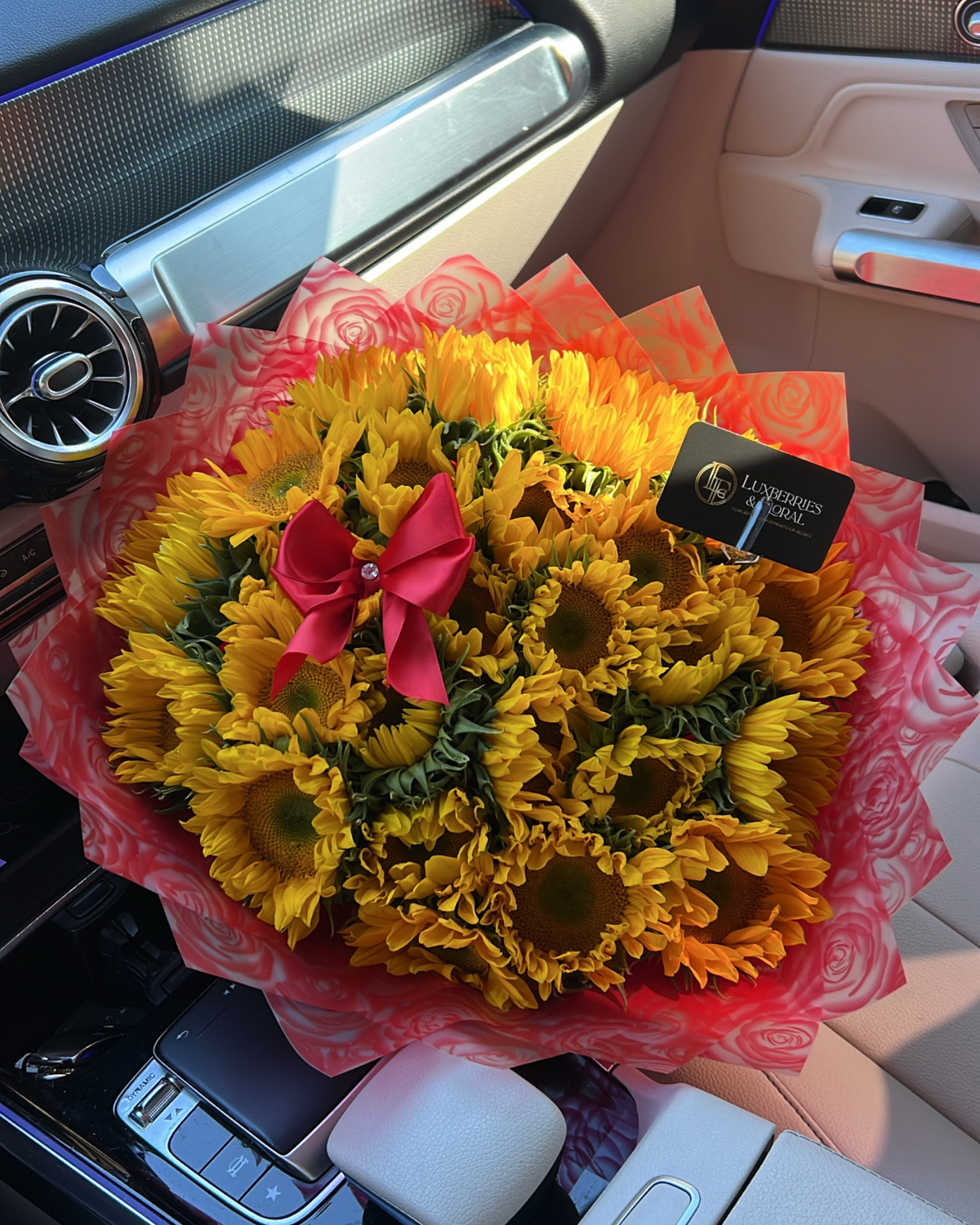 Golden Sunflower Bouquet