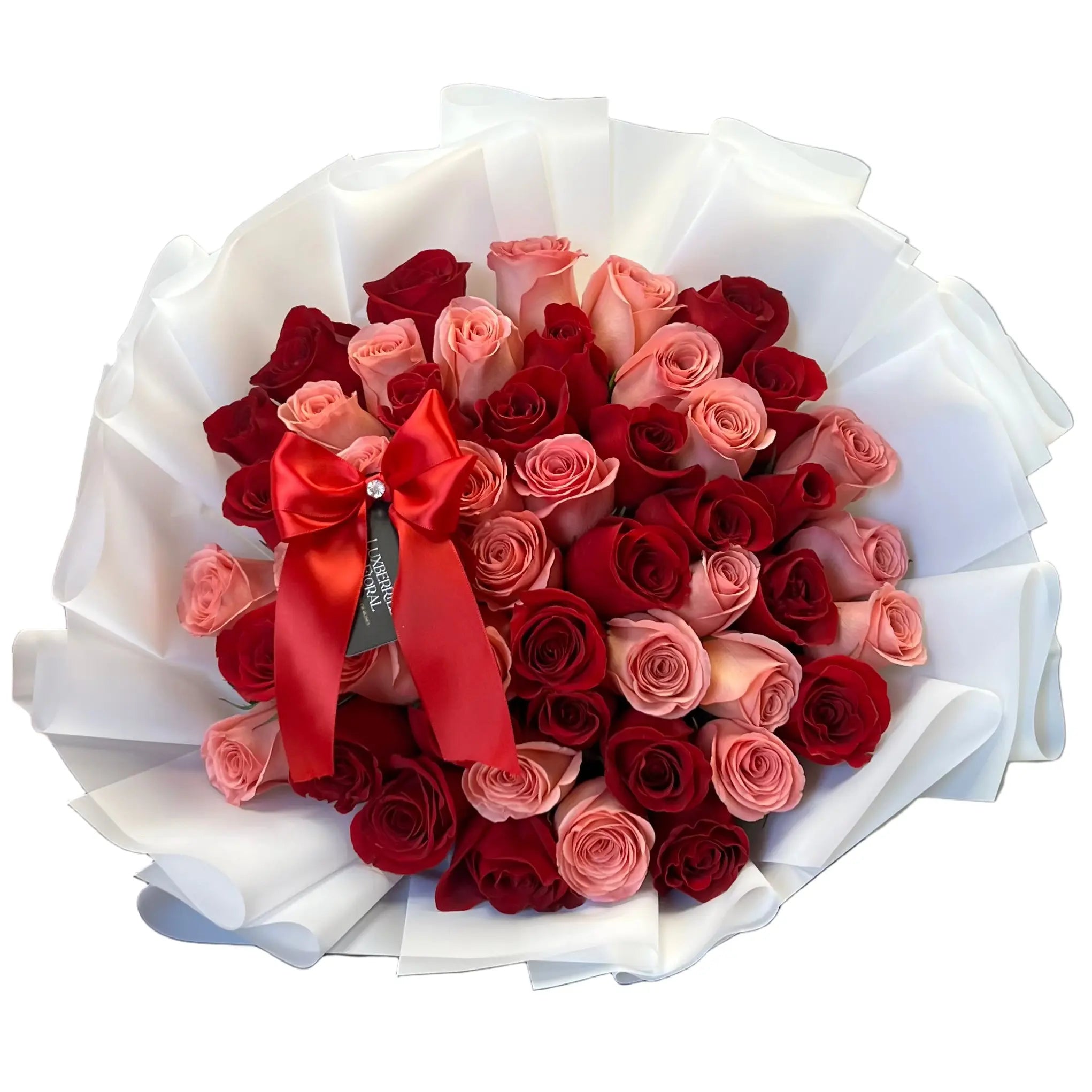 Luxury 50 rose Bouquet Luxberries & Floral