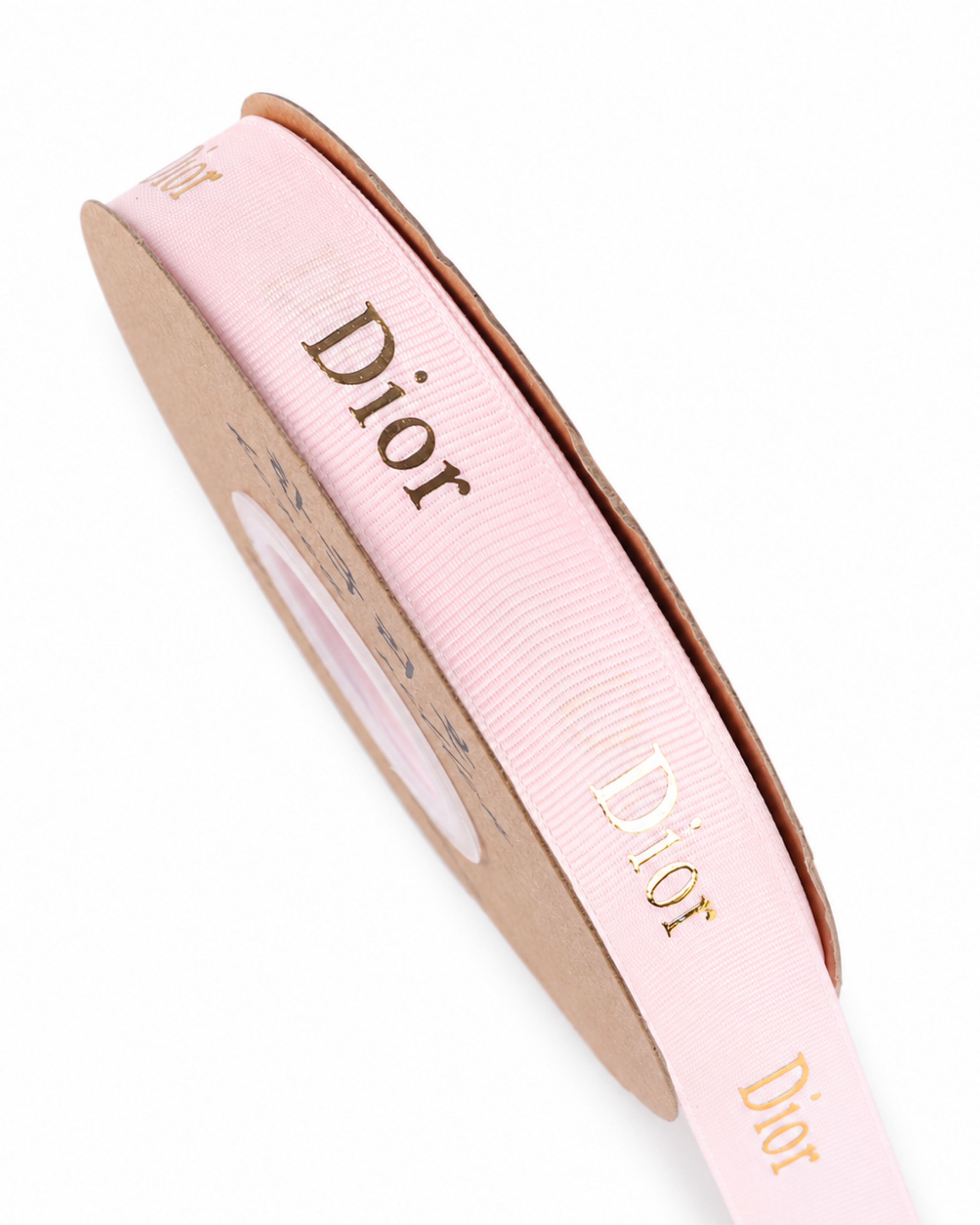 Gold Foil Print Grosgrain Ribbon