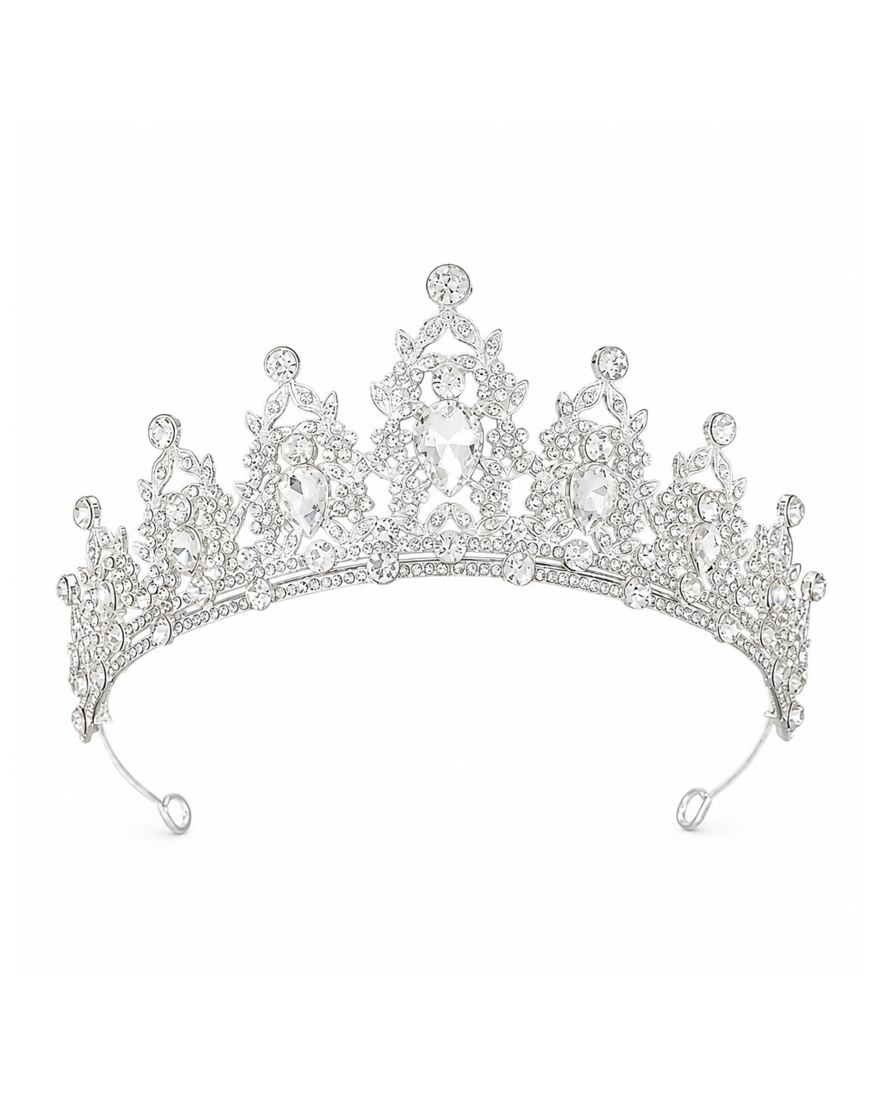 Crystal Tiara Bouquet Floral Accessory