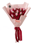Crimson Tulip & Rose Embrace - Luxberries & Floral