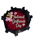 Custom Letter Red Rose Bouquet - Luxberries & Floral
