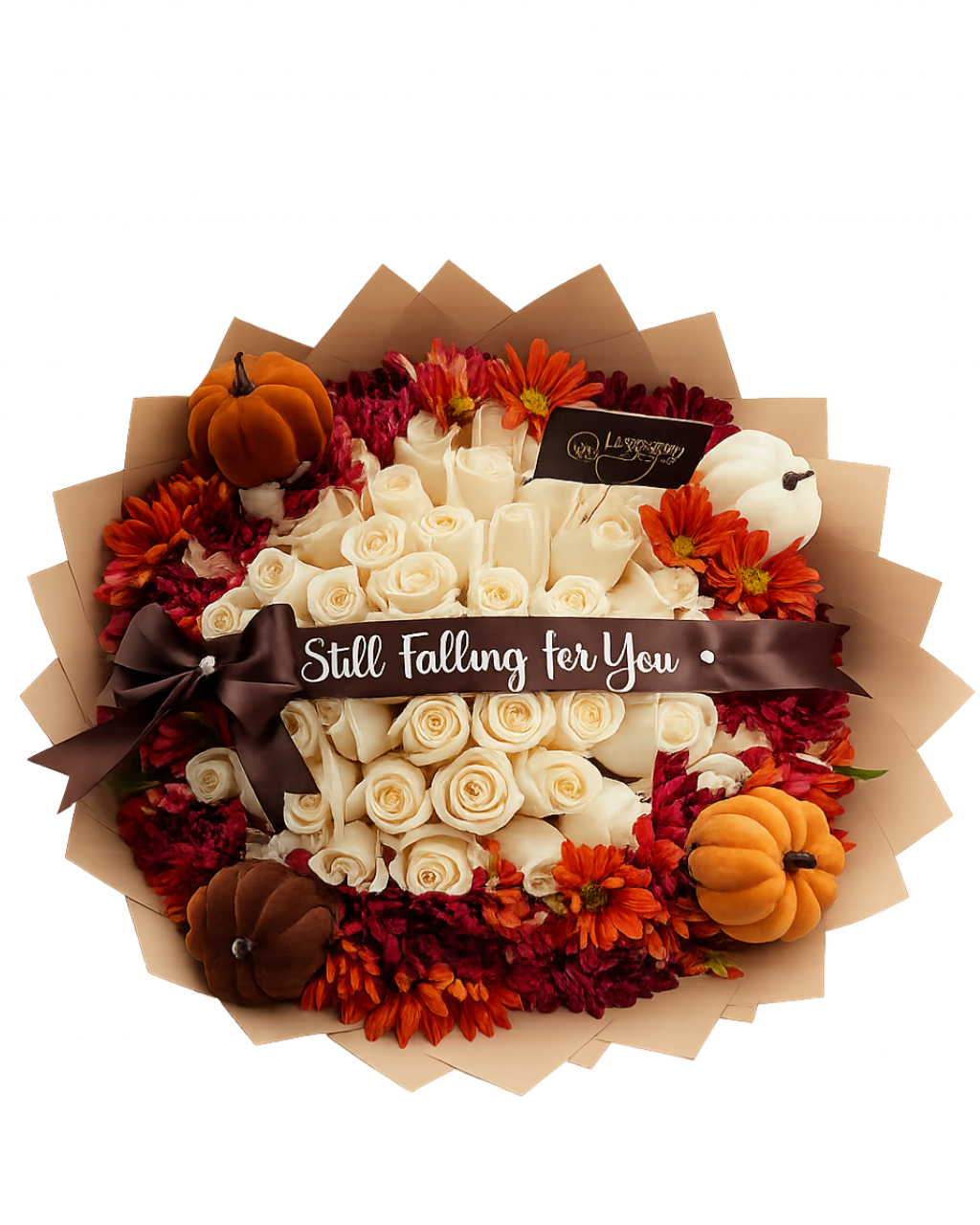 Custom Ribbon Message Luxberries & Floral