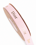 Gold Foil Print Grosgrain Ribbon - Luxberries & Floral