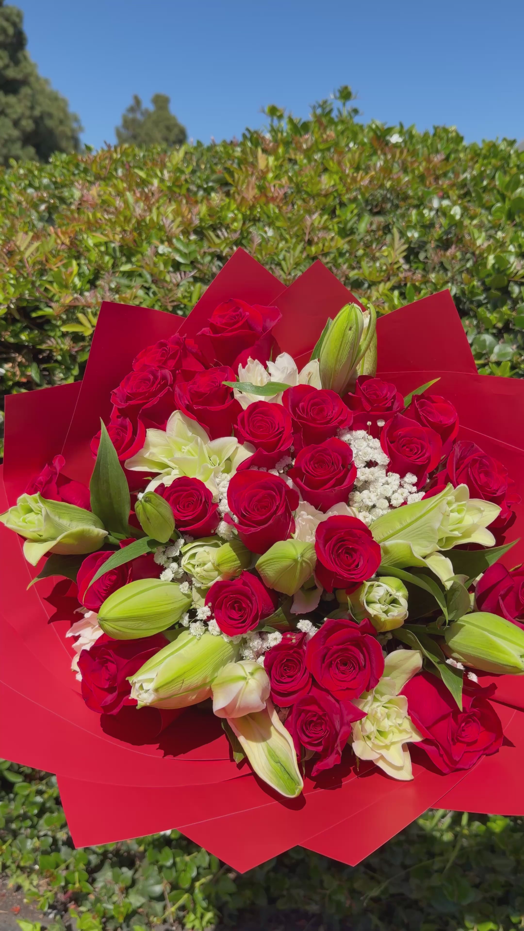 25 Red Rose Mother’s Day Bouquet