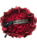 Red Rose Class of 2025 Graduation Bouquet - Luxberries & Floral