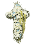 Sympathy Floral Cross Arrangement - Luxberries & Floral